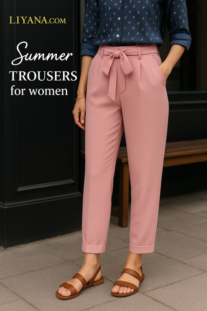 Liiyana Grace-Tie Summer Trousers