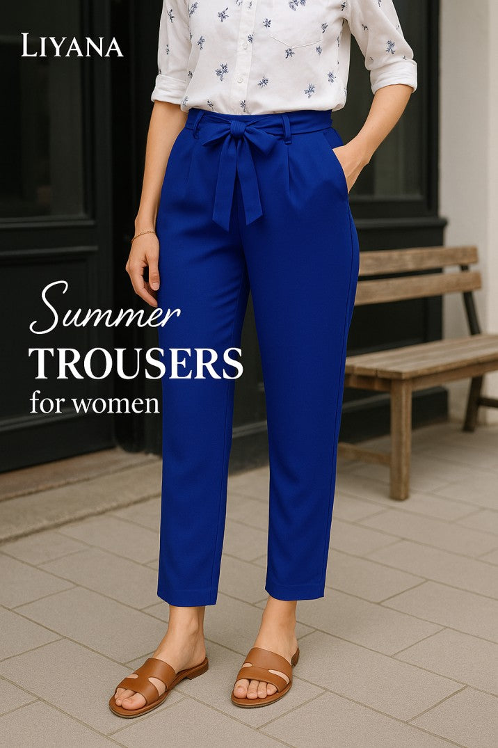 Liiyana Grace-Tie Summer Trousers