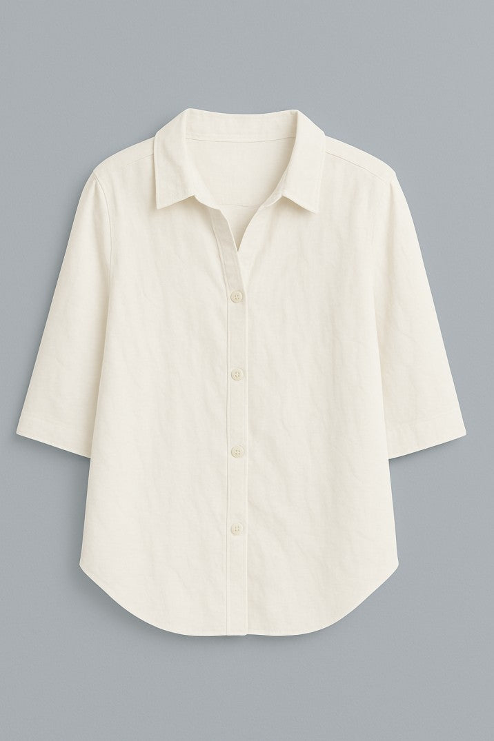 Liiyana Bloom Mist Duel Side Button Shirt