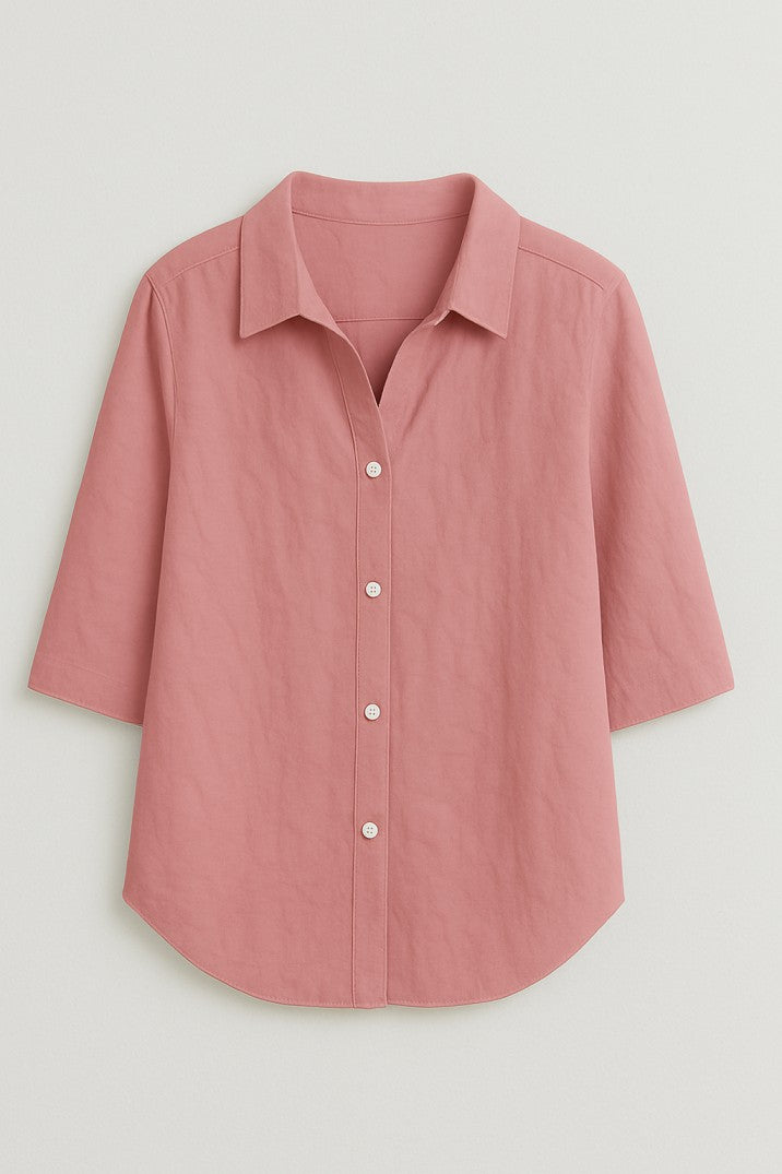 Liiyana Bloom Mist Duel Side Button Shirt