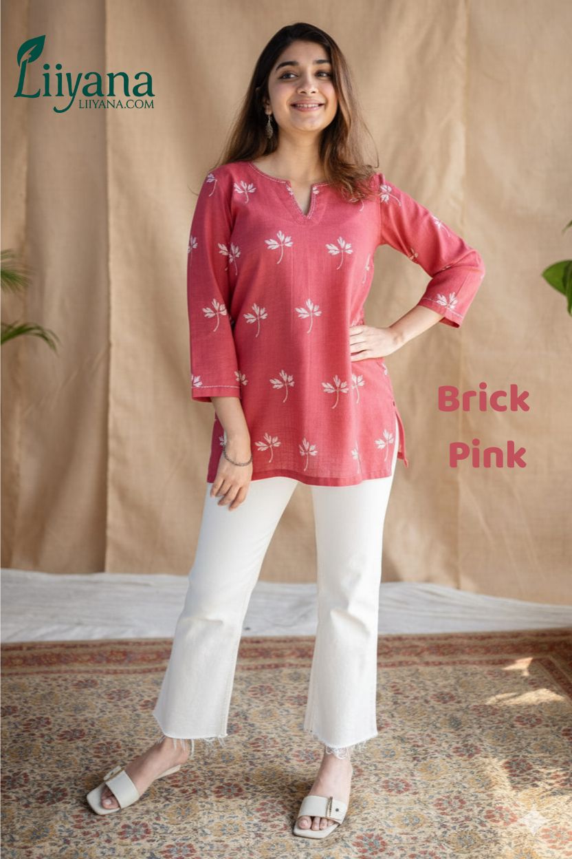 Indian Remi Cotton Bloom Top