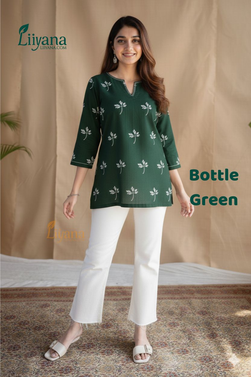 Indian Remi Cotton Bloom Top