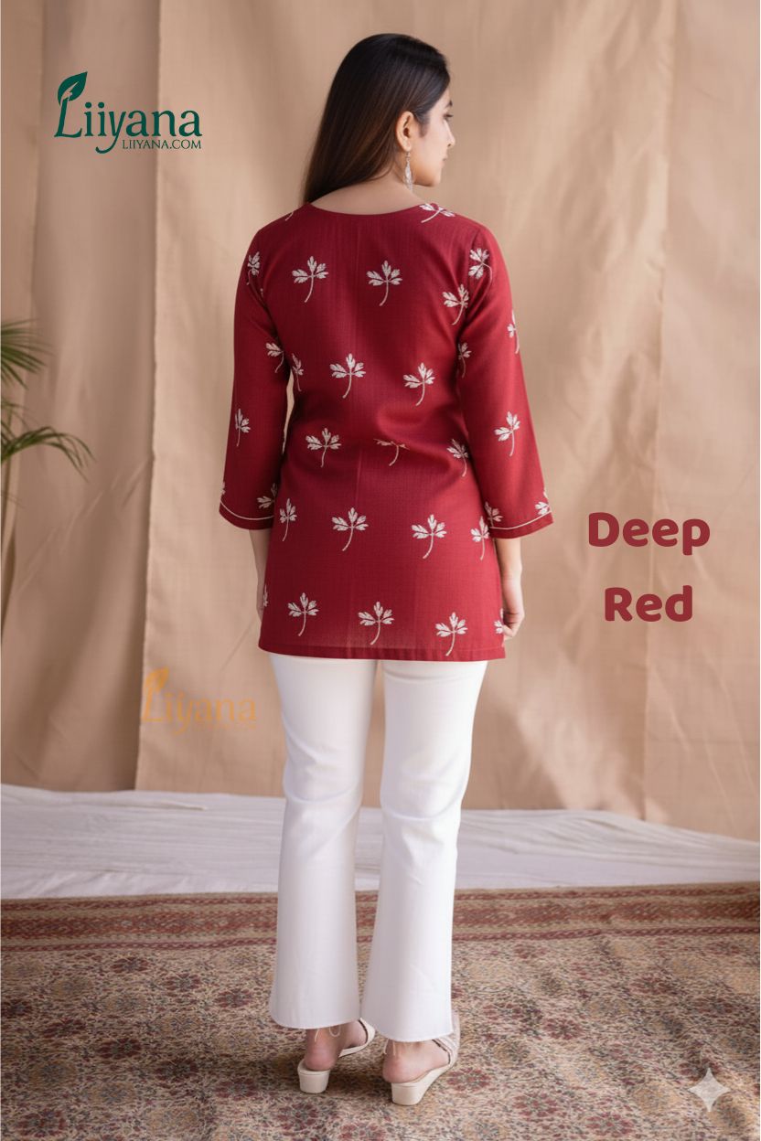 Indian Remi Cotton Bloom Top