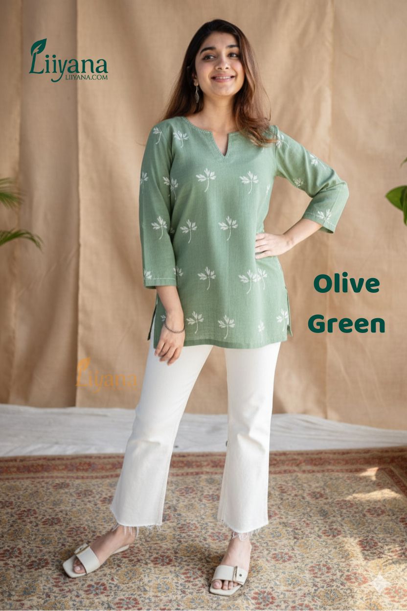 Indian Remi Cotton Bloom Top