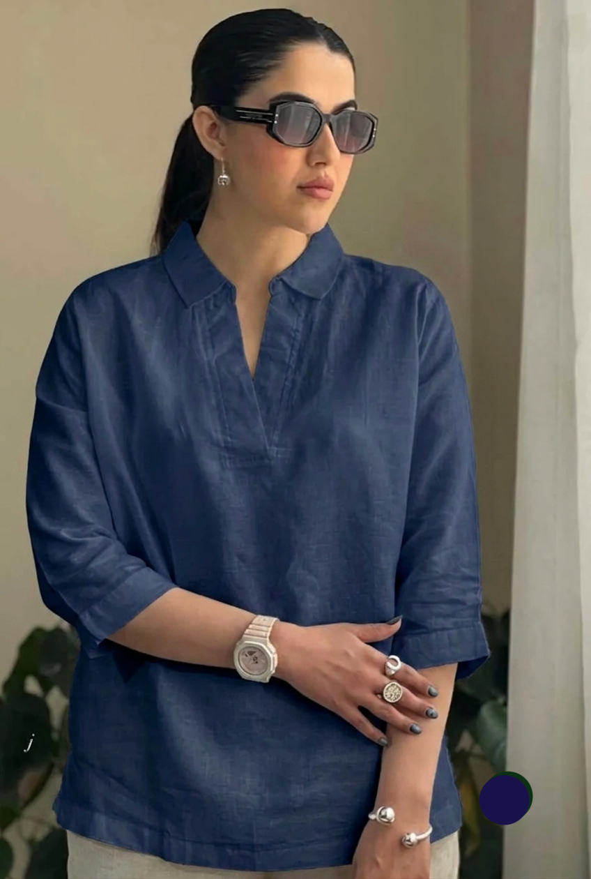 Remi Cotton Everyday Tunic Shirt