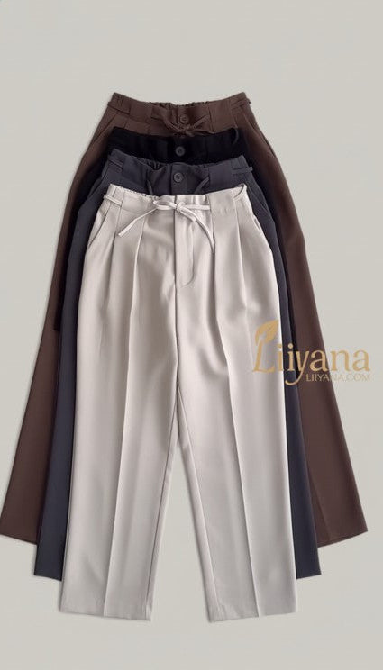 Liiyana Women High-Waist Modern Pleated Pant