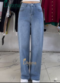 Liiyana High-Rise Wide-Leg Denim