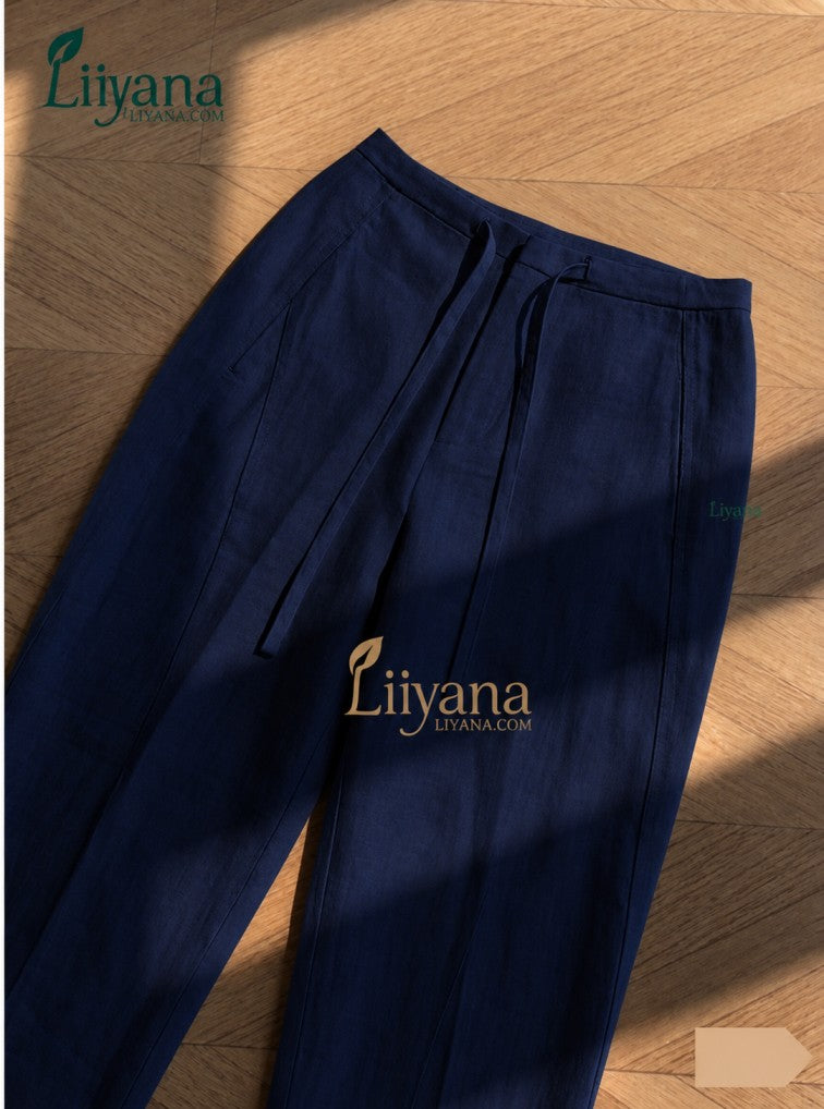 Premium Wide Leg Remi Cotton Pants-1pcs(Unisex)