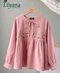 Liiyana Floral Embroidered Tunic Top