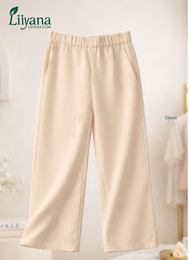 Liiyana women Remi Cotton Premium Wide Leg Pants 1pcs