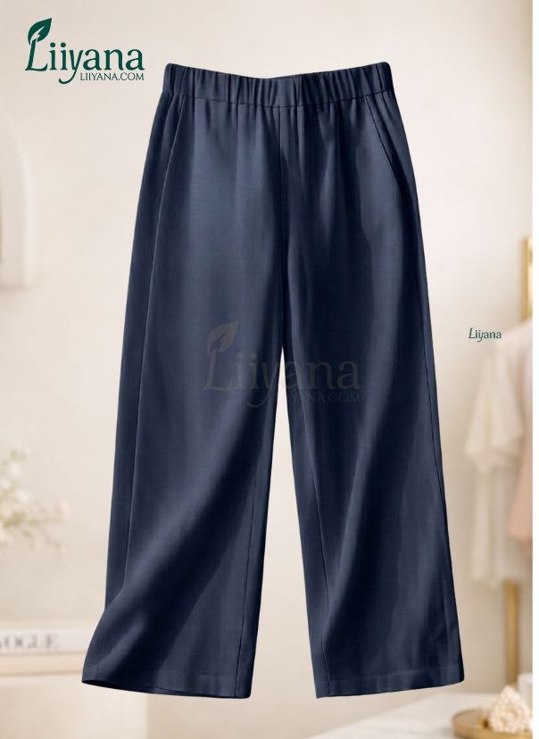 Liiyana women Remi Cotton Premium Wide Leg Pants 1pcs