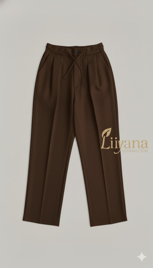 Liiyana Women High-Waist Modern Pleated Pant